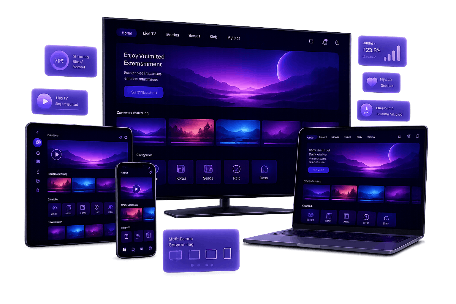 Abonnement IPTV en France compatible Smart TV Android iPhone tablette et PC
